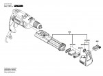 Bosch 3 603 C97 402 Psb 550 Ra Percussion Drill 230 V / Eu Spare Parts